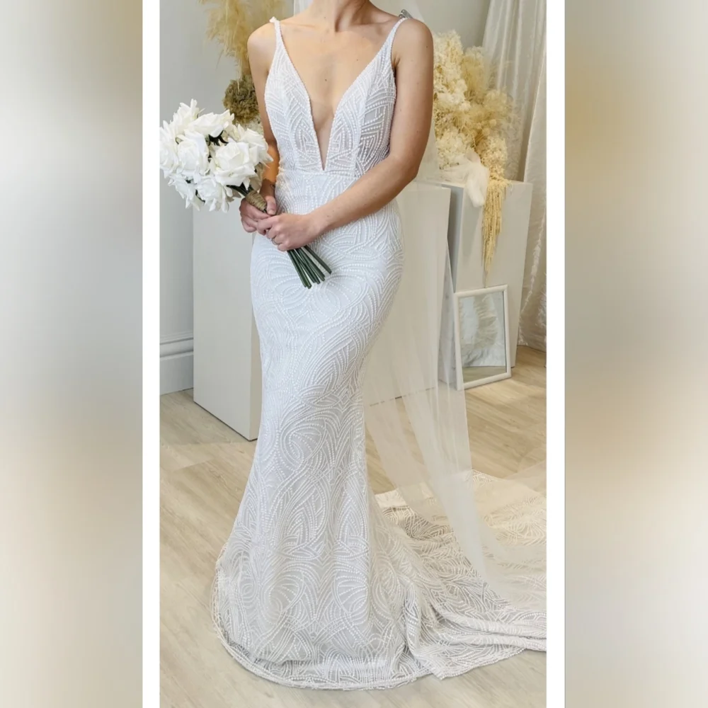 Made with Love Bridal Scottie wedding dress XS
